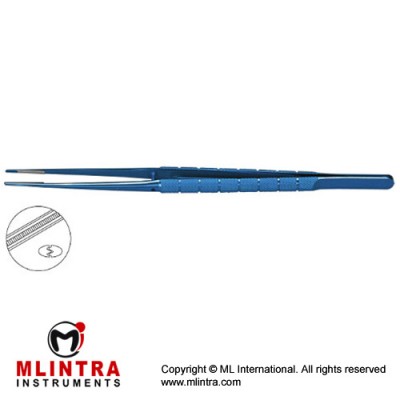 DeBakey Needle Pulling 2.0mm Atraumatic Tips, Tungsten Carbide Coated Behind the 6mm Length Atraumatic Jaw for Secure Needle Pulling action Straight,20cm Straight,20cm